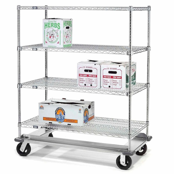 Nexel E-Z Adjust Wire Shelf Truck, 1600 lb. Capacity, 48inL x 18inW x 61inH 241971 - main
